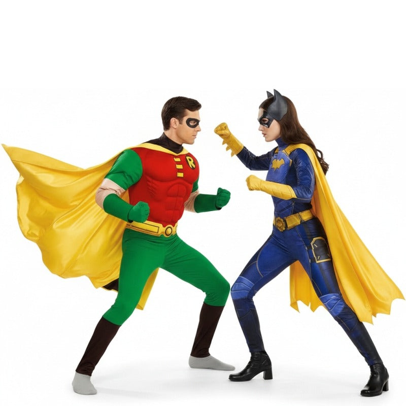 Costumi di coppia Robin e Batgirl Deluxe