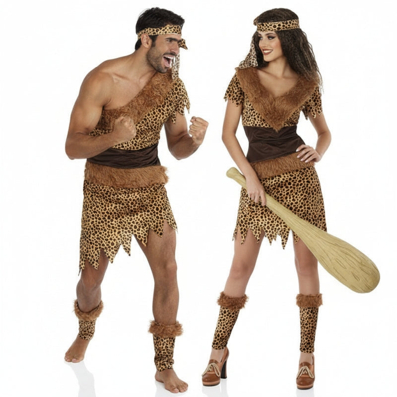 Costumi di coppia Cavernicoli preistorici