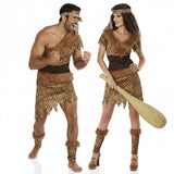 Costumi di coppia Cavernicoli preistorici