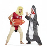Costumi di coppia Bagnina di Baywatch e Squalo