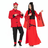 Costumi di coppia Cinesi rossi 