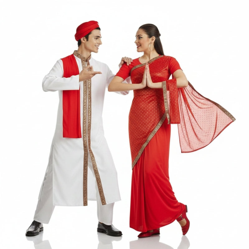 Costumi di coppia indù di Bollywood