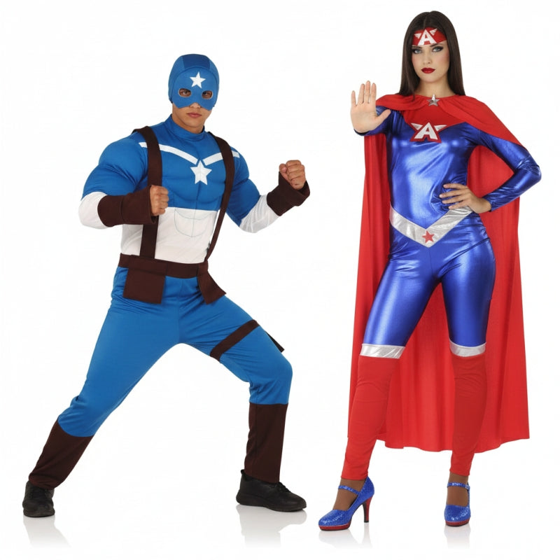 Costumi di coppia Capitan America