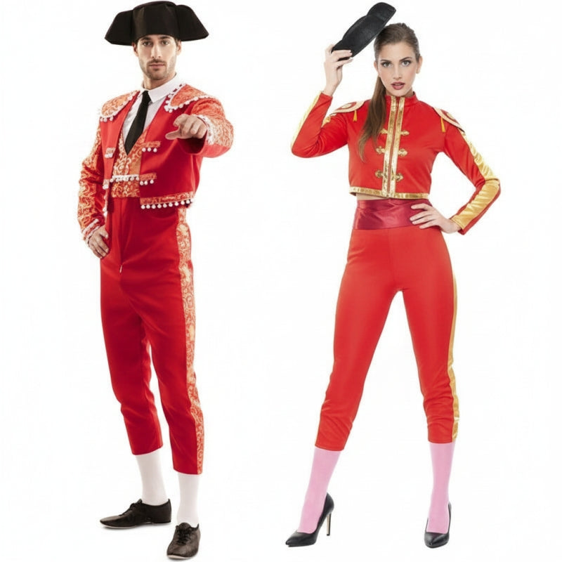 Costumi di coppia Toreri rossi