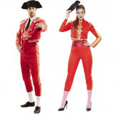 Costumi di coppia Toreri rossi