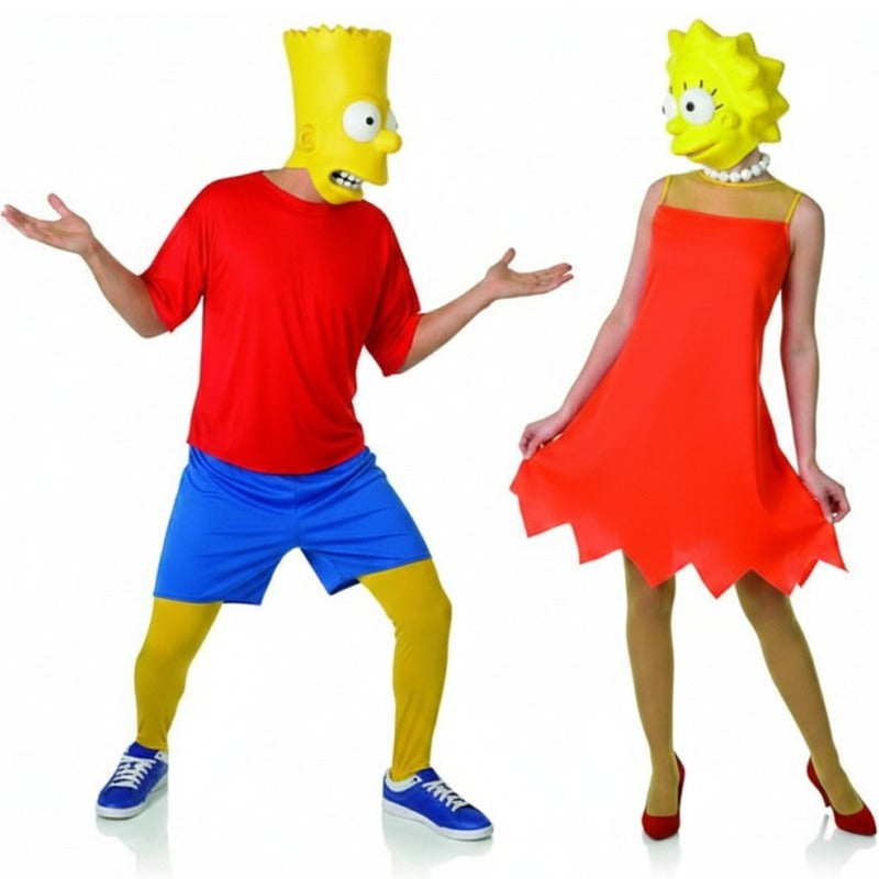 Costumi di coppia Bart e Lisa Simpson
