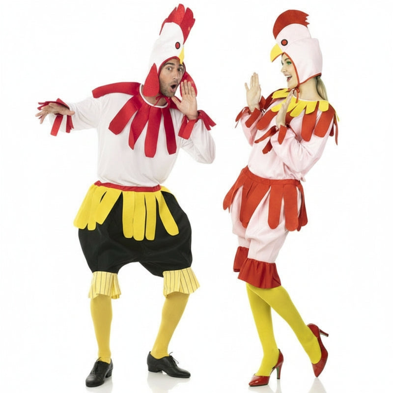Costumi di coppia Gallo e Gallina