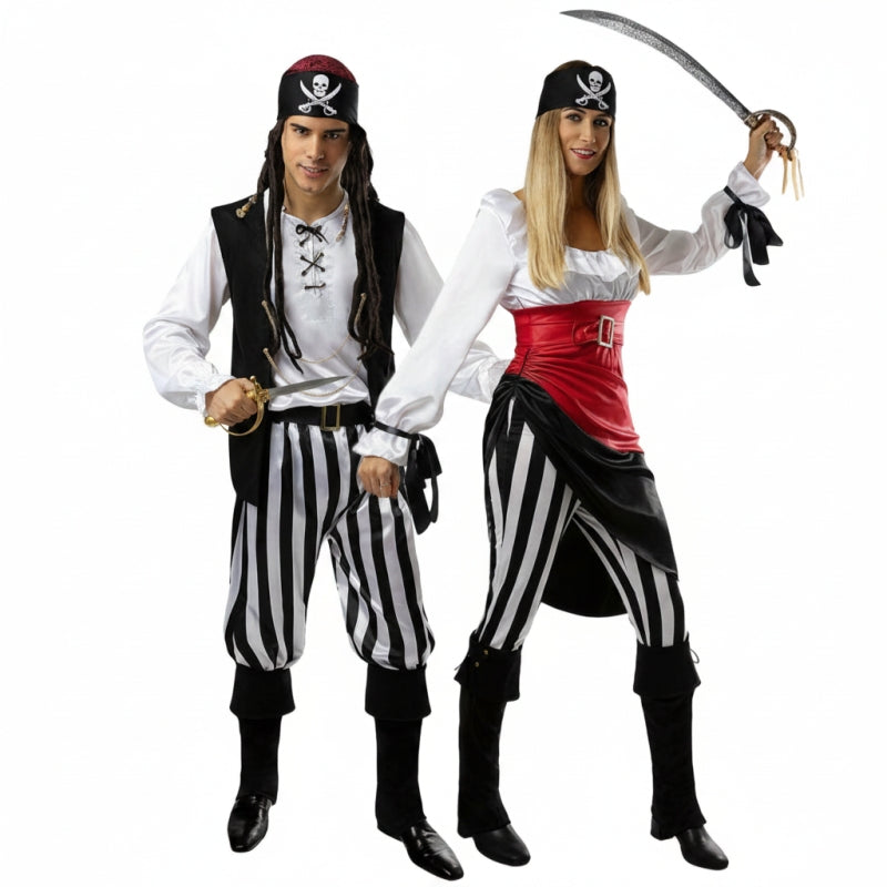 Costumi di coppia Pirati Avventurieri