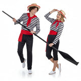 Costumi di coppia gondoliere veneziane