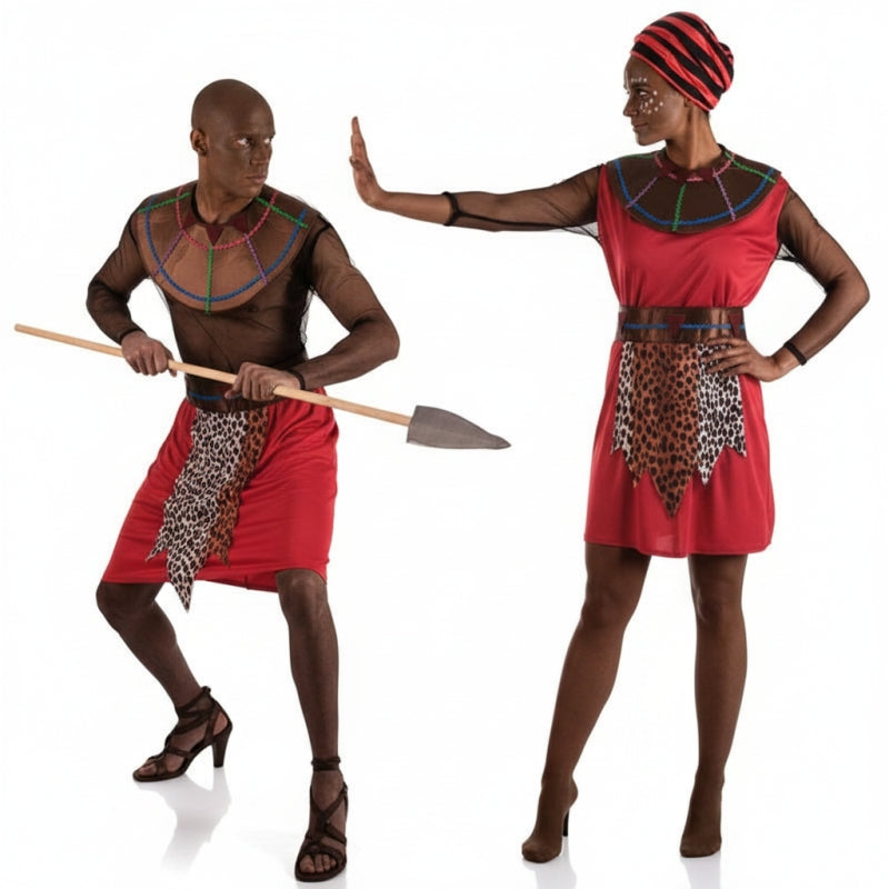 Costumi di coppia Guerrieri Masai