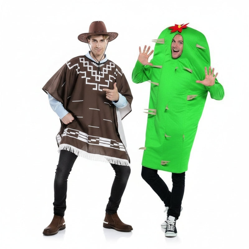 Costumi di coppia Cowboy Clint Eastwood e Cactus