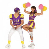 Costumi di coppia Giocatore di football e cheerleader
