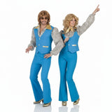 Costumi di coppia anni 70 blu