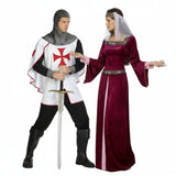 Costumi di coppia Crociati Medievali
