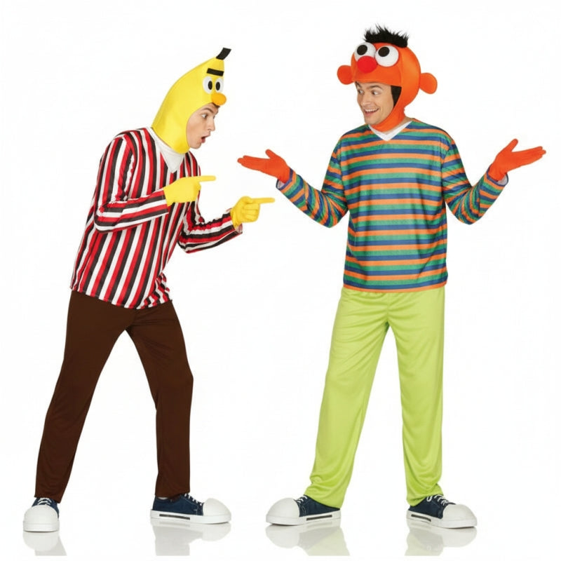 Costumi di coppia Bert e Ernie Sesamo apriti