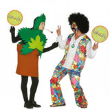 Costumi di coppia Pianta di Marijuana e Hippie Legalize