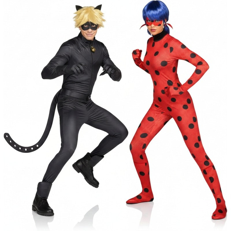 Costumi di coppia Ladybug e Catnoir