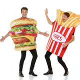 Costumi di coppia Hamburger e Patate Fritte