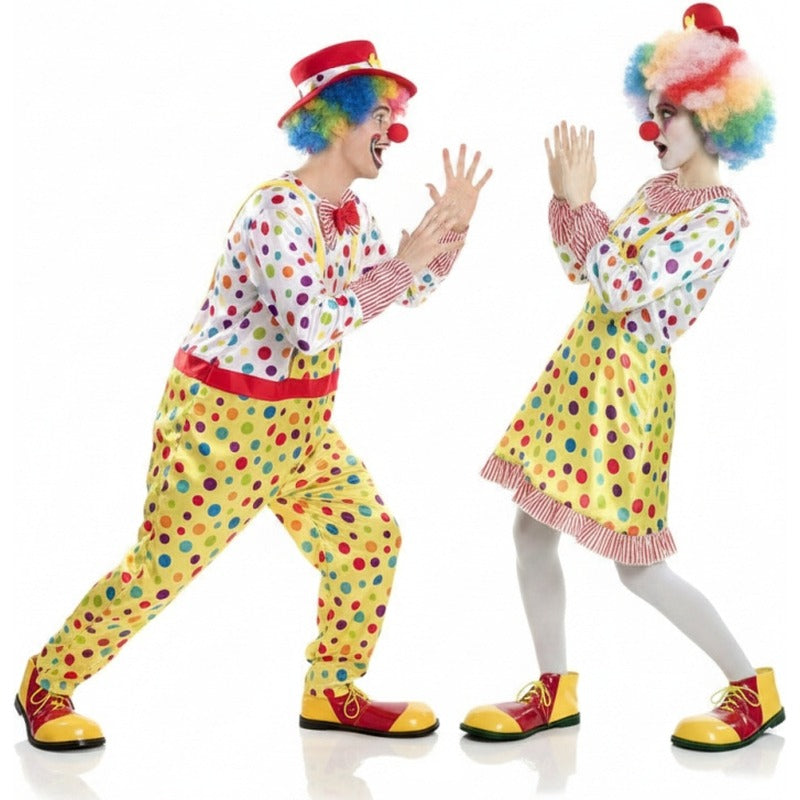 Costumi di coppia Clown colorati