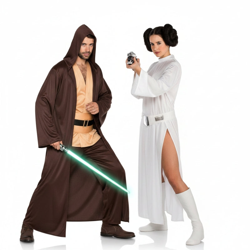 Costumi di coppia Qui-Gon Jinn e Principessa Leila