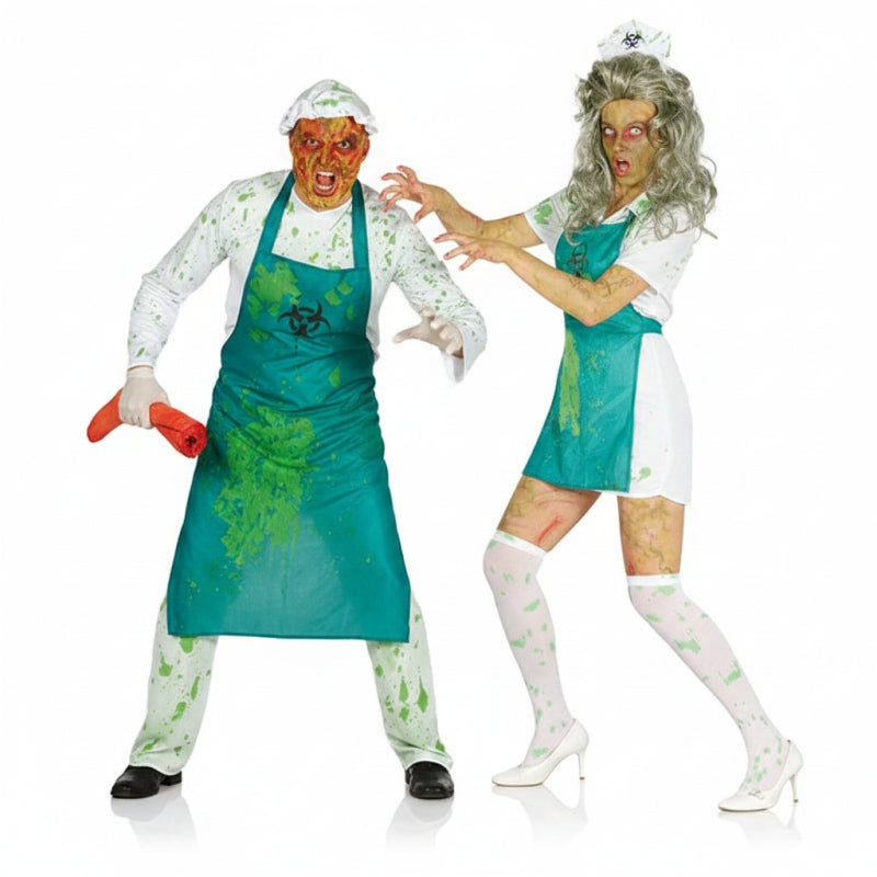 Costumi di coppia Zombies radioattivi