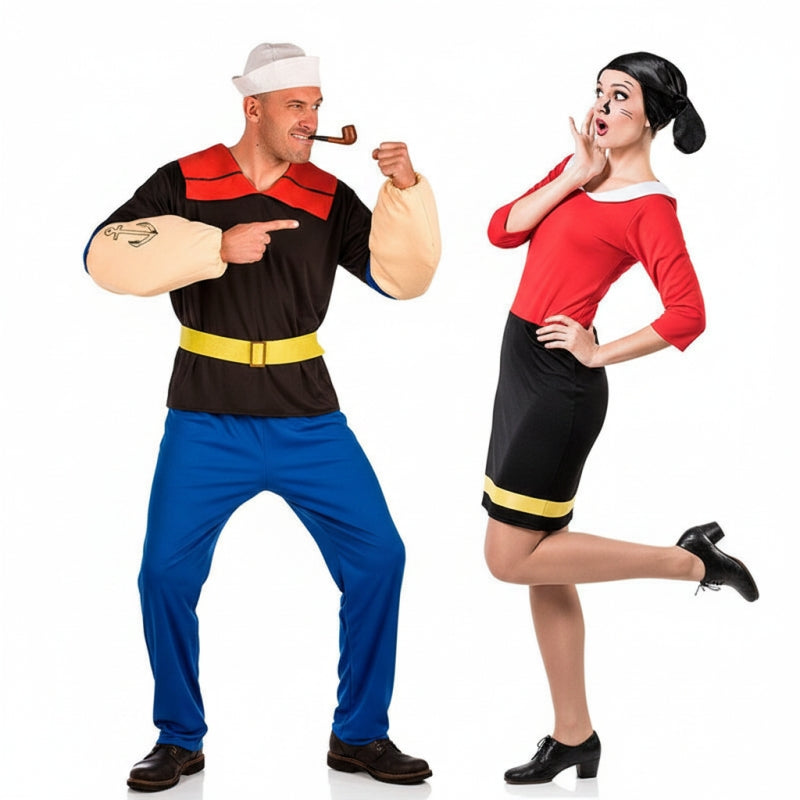 Costumi di coppia Popeye e Olivia 