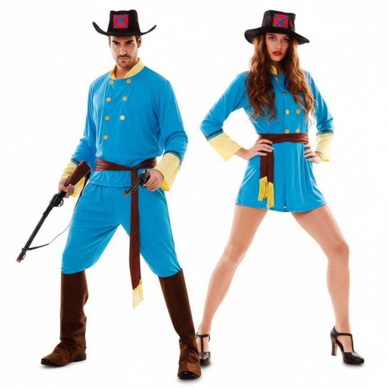 Costumi di coppia Soldati Confederati