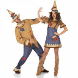 Costumi di coppia spaventapasseri