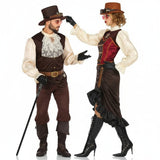 Costumi di coppia Steampunk vittoriani