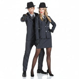 Costumi di coppia gangster di Chicago