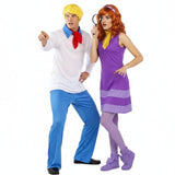 Costumi di coppia Fred Jones e Daphne di Scooby-Doo