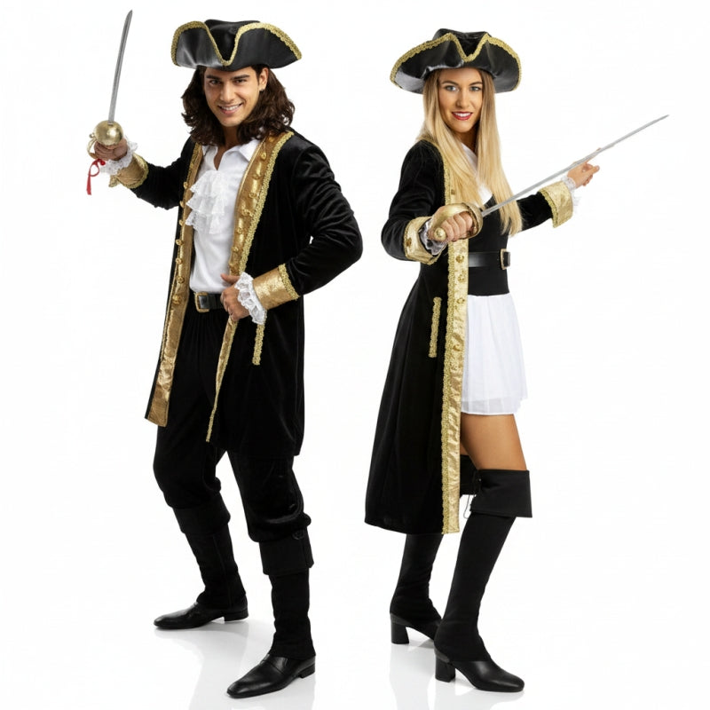 Costumi di coppia Pirati Deluxe