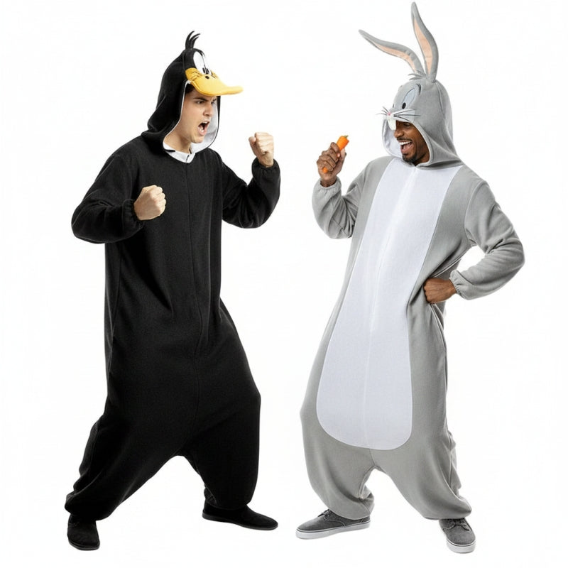 Costumi di coppia Bugs Bunny e Duffy Duck