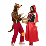 Costumi di coppia Fiaba di Cappuccetto Rosso
