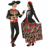 Costumi di coppia Scheletro Mariachi e Regina Catrina
