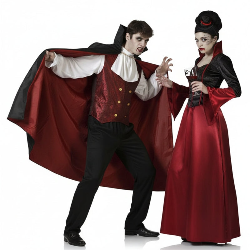 Costumi di coppia Vampiri Borgogna
