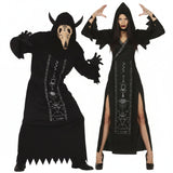 Costumi di coppia Baphomet e Strega Satanica
