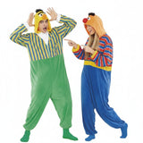 Costumi di coppia Ernie e Bert Kigurumi