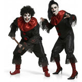 Costumi di coppia Clown Neri Assassini