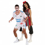 Costumi di coppia Giocatori di Football Zombie