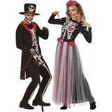 Costumi di coppia Sposi Catrines Messicani
