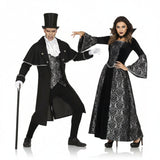 Costumi di coppia Vampiri Argentati