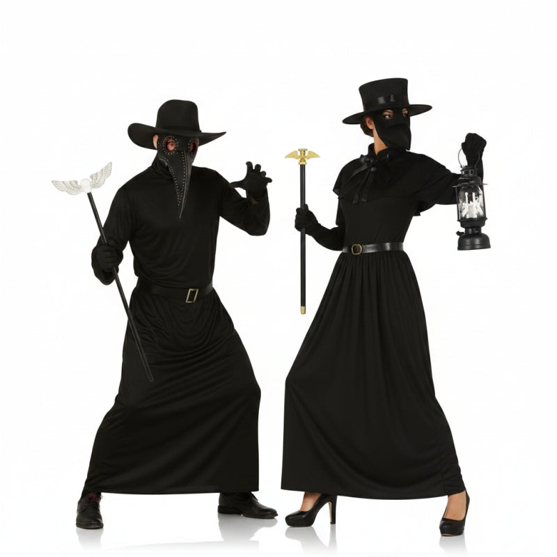 Costumi di coppia Medici della Peste Nera