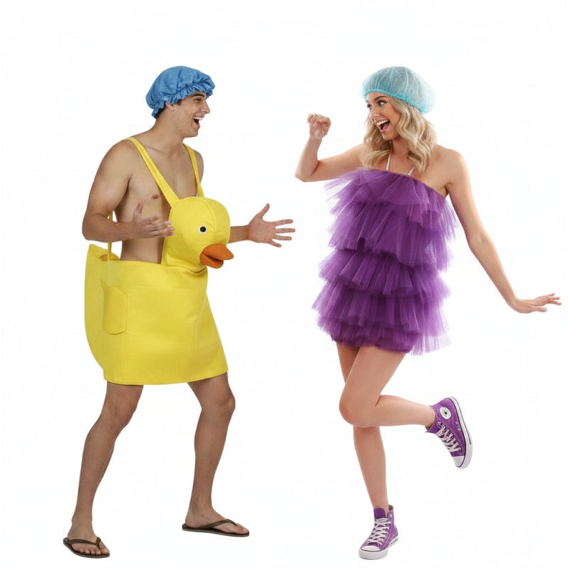 Costumi di coppia Paperella e Spugna da Bagno
