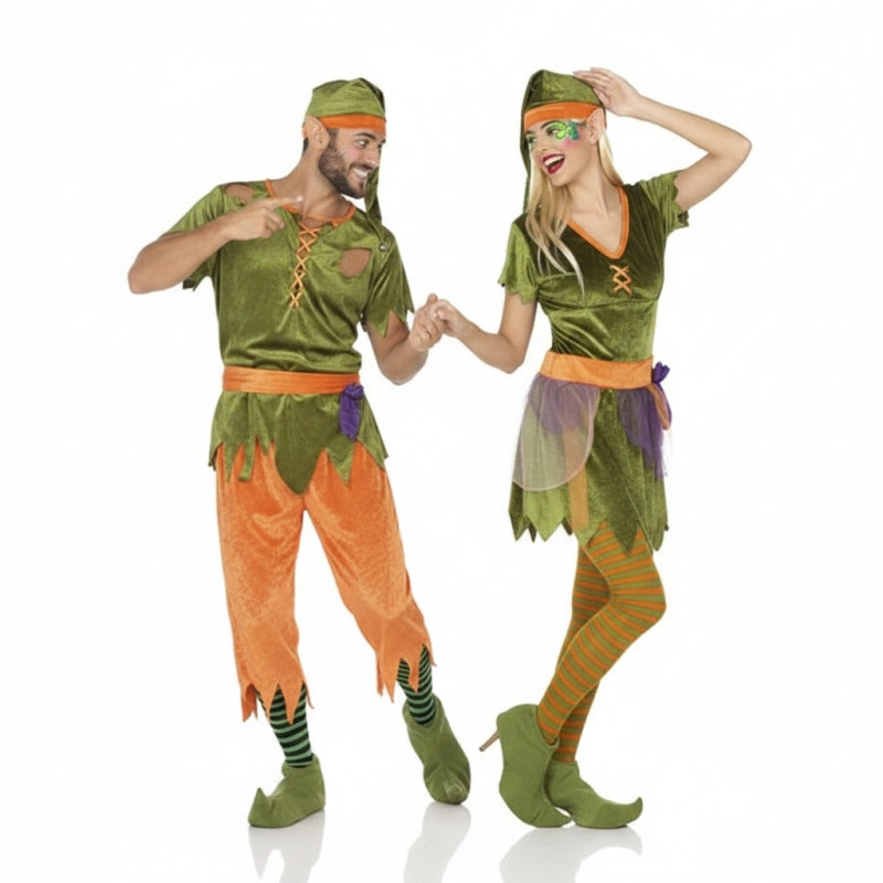 Costumi di coppia Elfi della foresta