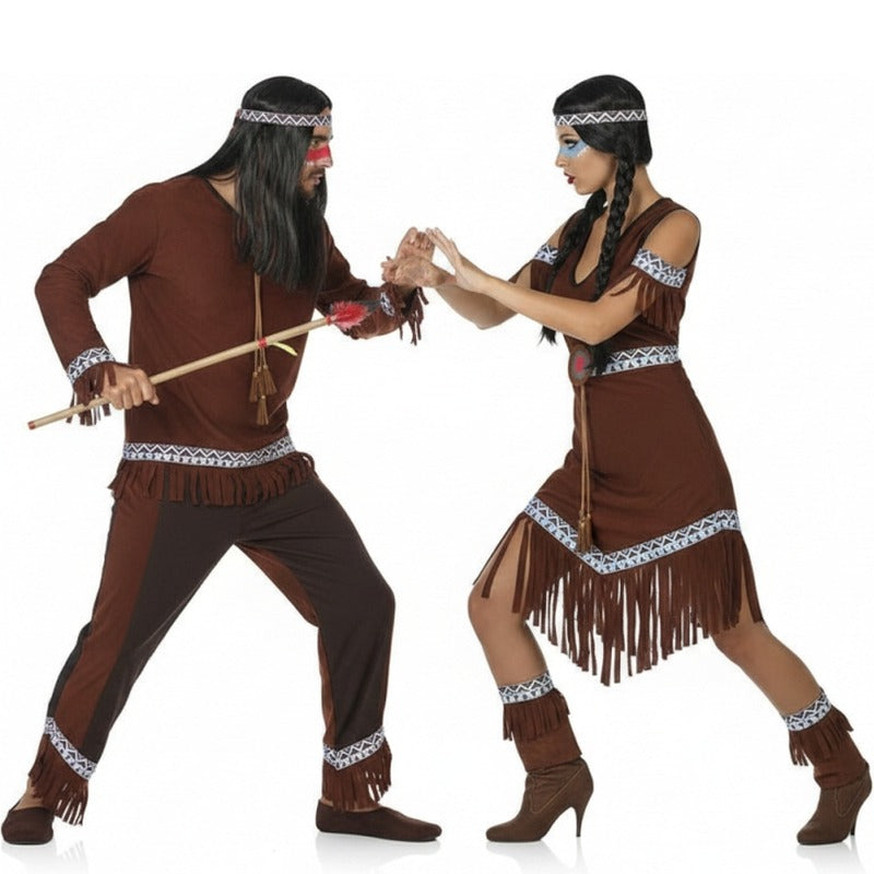 Costumi di coppia Indiani Apache