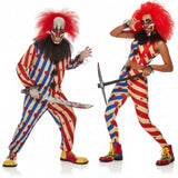 Costumi di coppia Pagliacci inquietanti