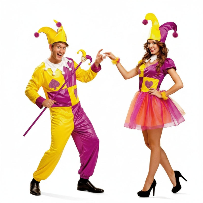 Costumi di coppia Arlecchini di picche