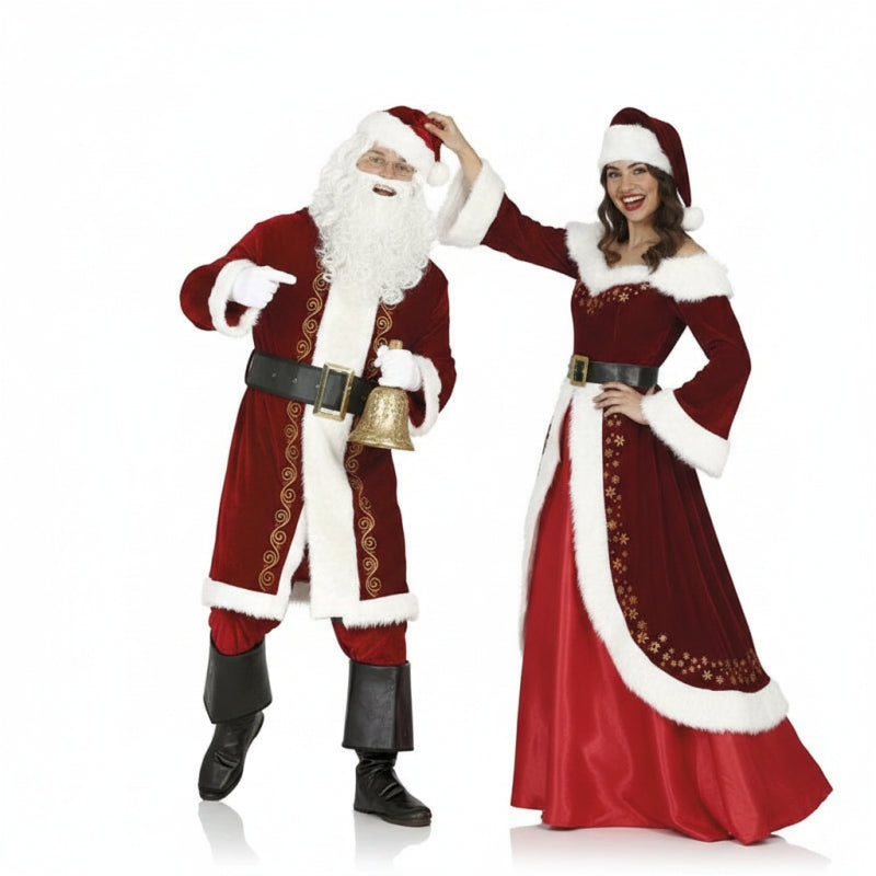Costumi di coppia Santa Claus Deluxe