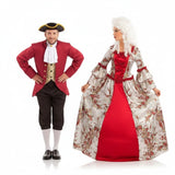 Costumi di coppia Lord e Lady Colonial